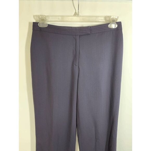 Oscar de la Renta Flat Front Trouser - Picture 2 of 5